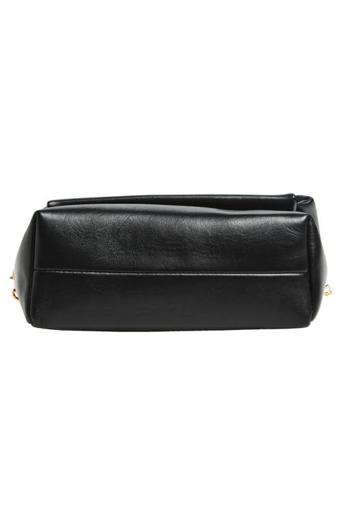 Jw Anderson Medium Twister Leather Top Handle Bag In Black