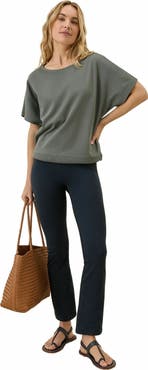 Pact On the Go-To Cropped Bootcut Legging Made with Organic Cotton