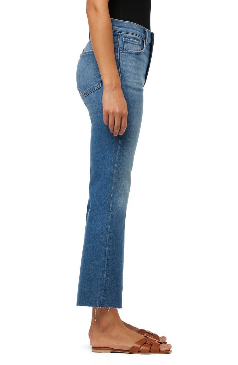 Joe's The Callie High Waist Raw Hem Crop Bootcut Jeans, Alternate, color, Glimpse