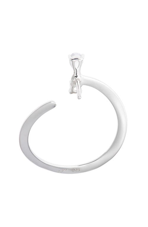 Monica Rich Kosann Large Galaxy Wrap Hoop Earrings In Metallic