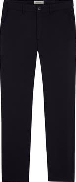 Bugatchi Slim Tailored Fit Flat Front Soft Touch Knit Dress Pants