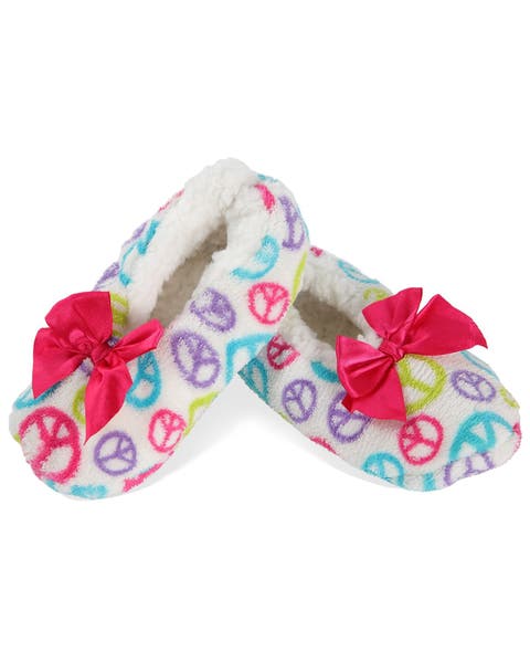 Kids'' Peace Out Nonskid Slippers