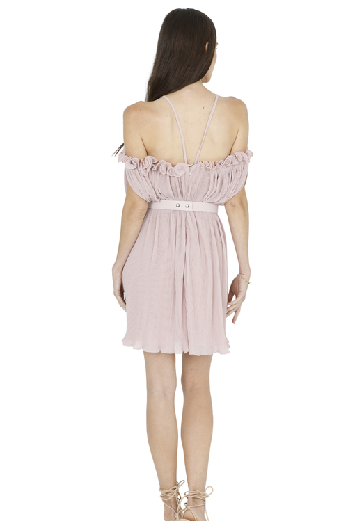 Akalia Oriella Sleeveless Mini Dress In Pink