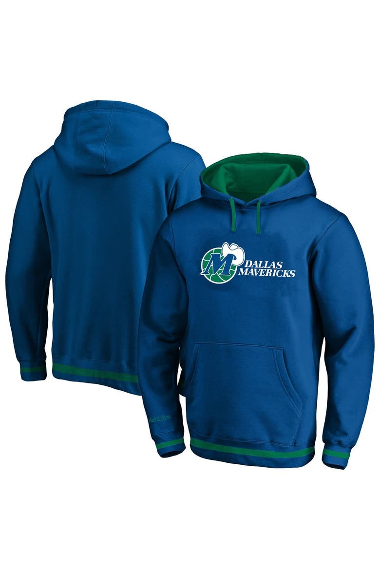 Men's Mitchell & Ness Blue Dallas Mavericks Hardwood Classics Big & Tall Hoodie, Main, color, Blue