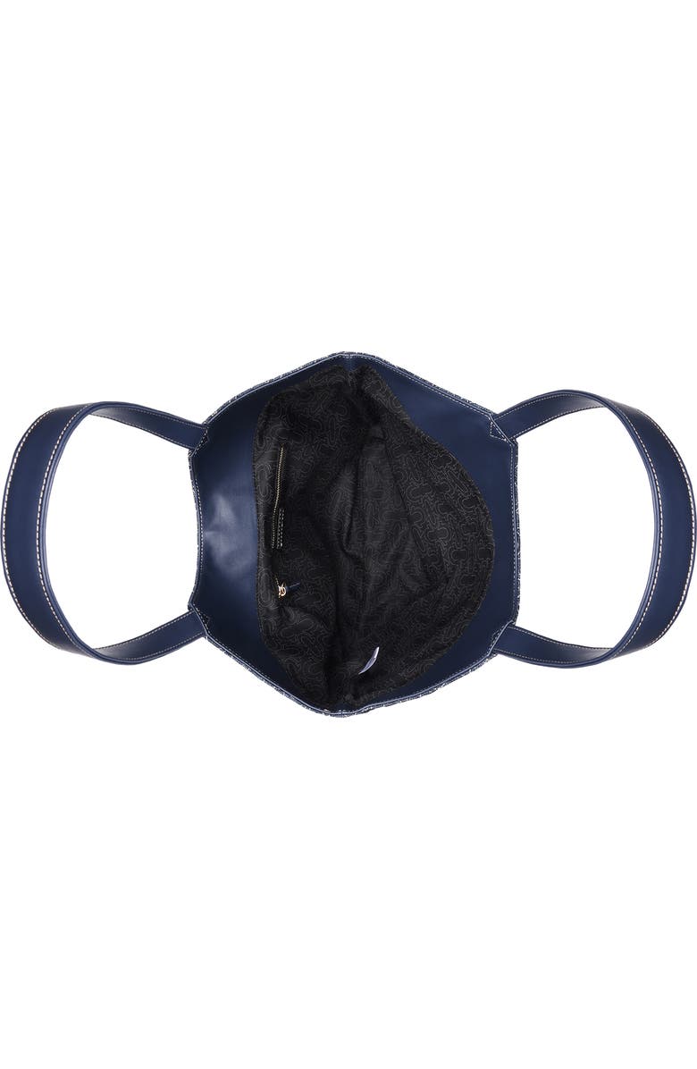 True Religion Horseshoe Charm Denim Tote, Alternate, color, Dark Denim