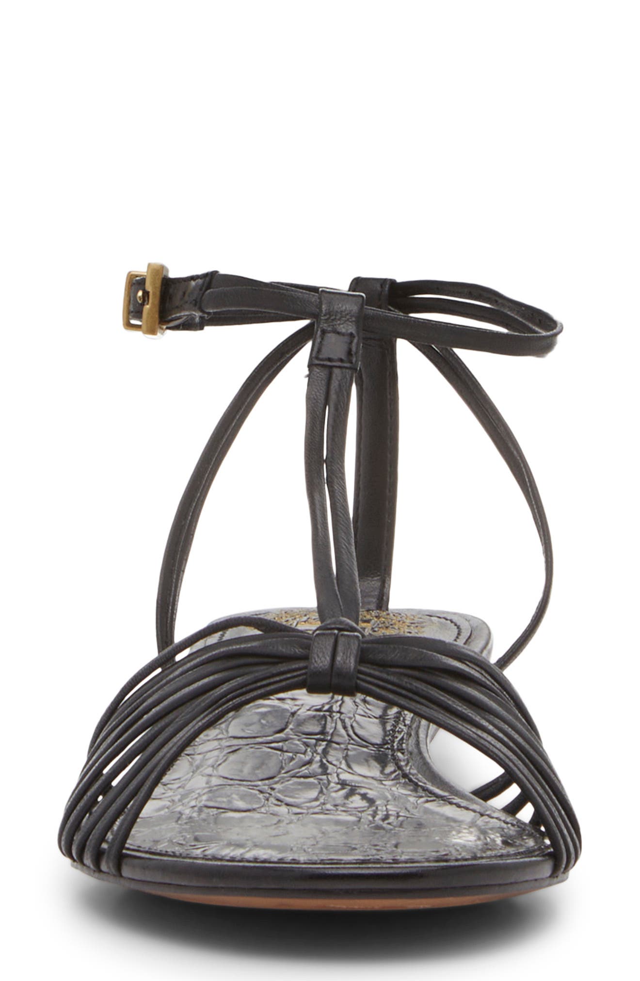 Vince Camuto Maura Ankle Strap Sandal, Alternate, color, Black