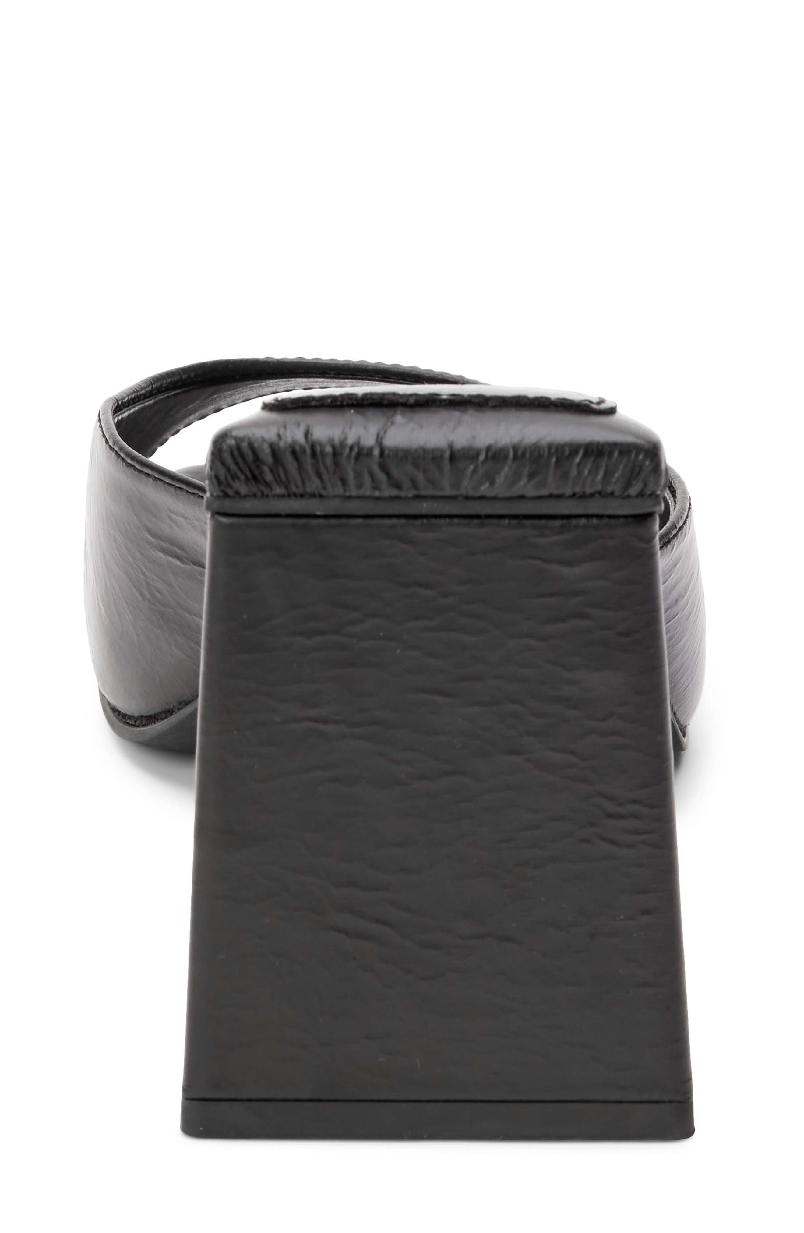 Regan Slide Sandal, Alternate, color, BLACK SYNTHETIC