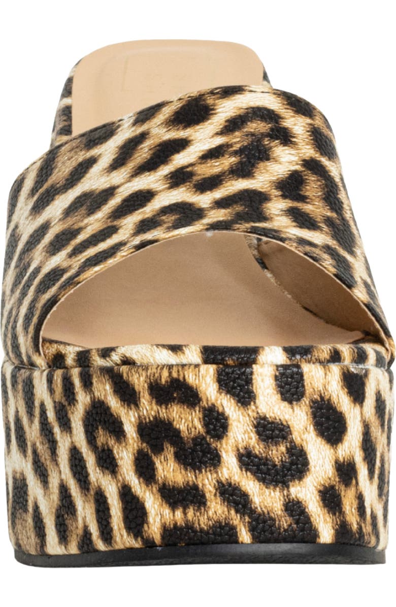 SHUSHOP Luna Platform Wedge Sandal, Alternate, color, Leopard Print