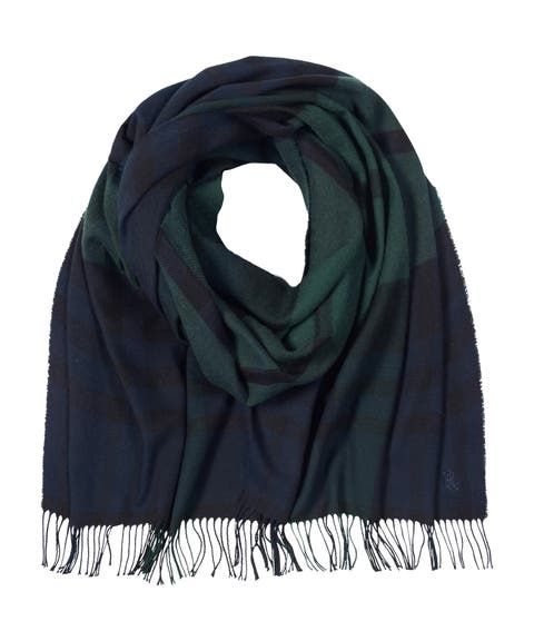exploded plaid scarf