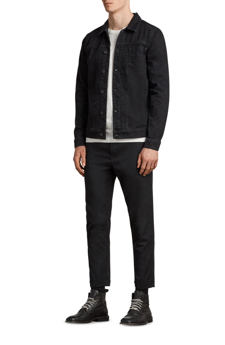 AllSaints Bajio Denim Jacket, Alternate, color,