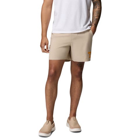 Men's Columbia  Natural Tennessee Volunteers PFG Terminal Roamer™ Omni-Shade™ Stretch Shorts