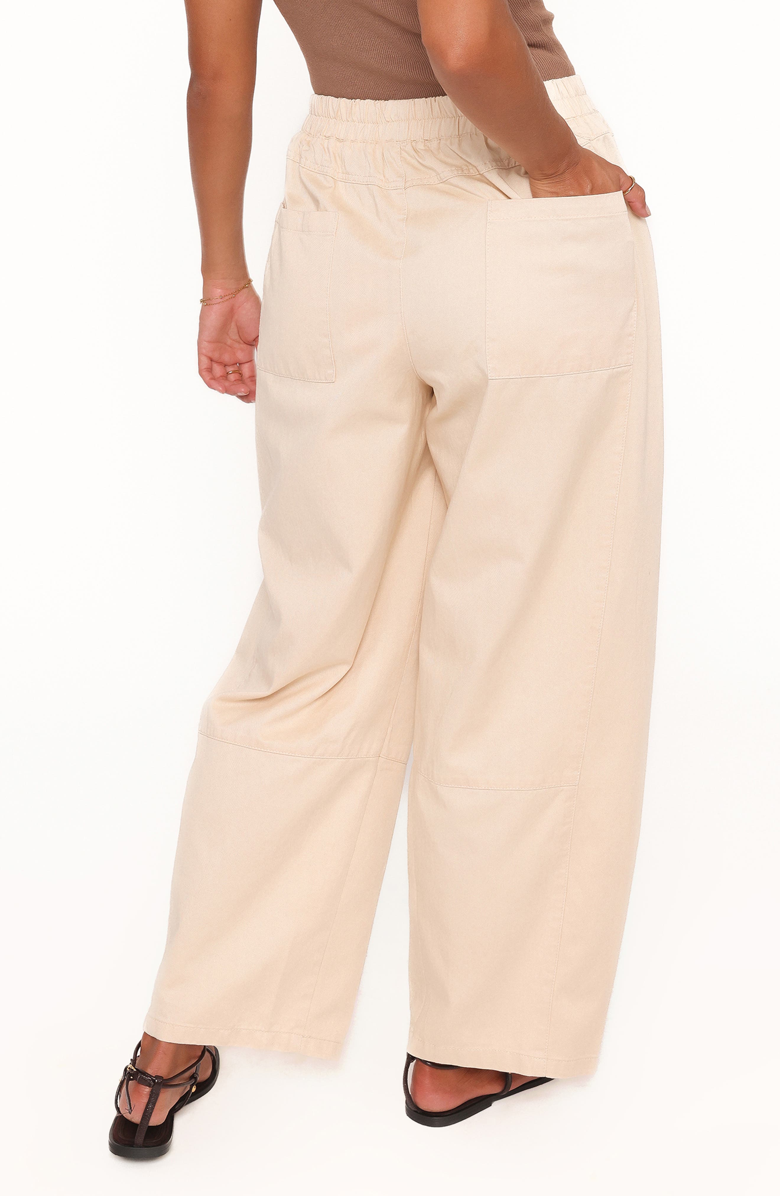 Sasha Pull-On High Waist Barrel Pants - image 2