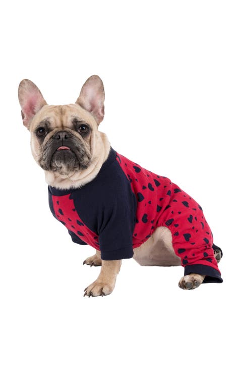 Dog Cotton Matching Family Pajamas, Animals & Paw Prints