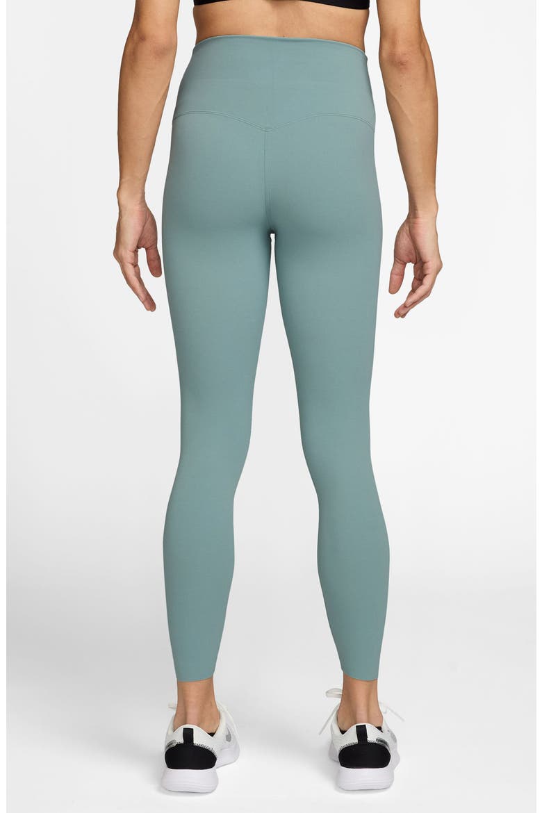 Zenvy Gentle-Support High-Waisted 7/8 Leggings, Alternate, color, CANNON/ BLACK