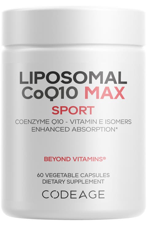 Liposomal CoQ10 250mg + Vitamin E Supplement
