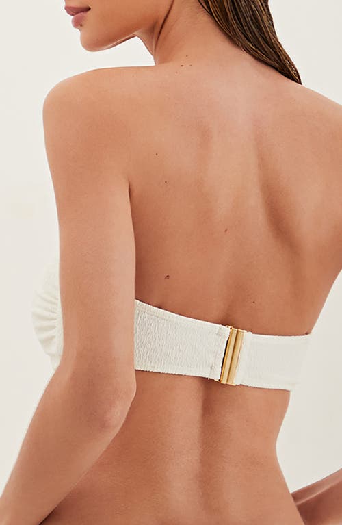 Vix Swimwear Firenze Jolie Bandeau Bikini Top In White