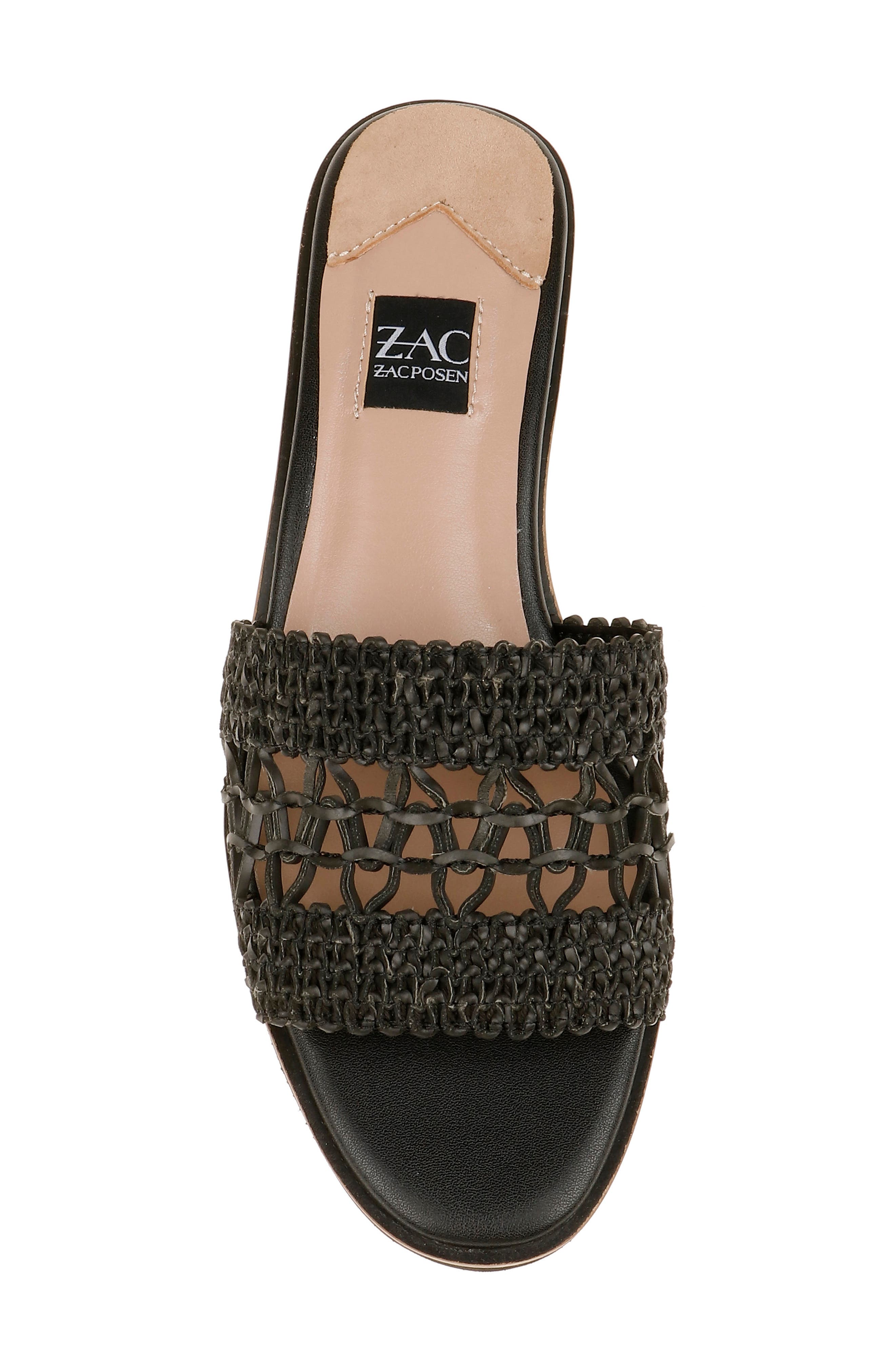 ZAC Zac Posen Sable Wedge Slide Sandal, Alternate, color, 