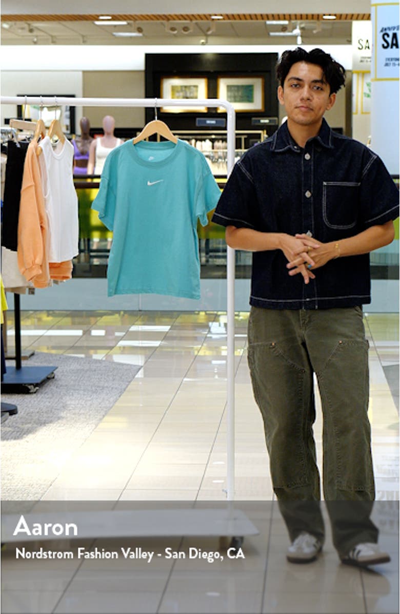 Kids' Sportswear Embroidered Cotton T-Shirt, sales video thumbnail