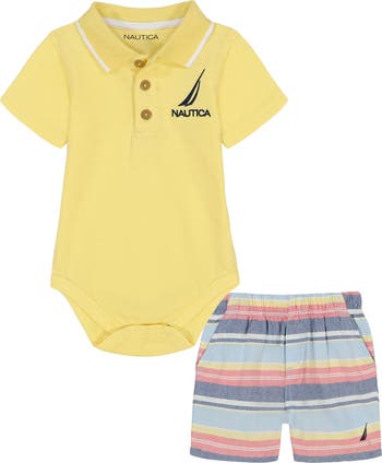 Polo Bodysuit & Shorts Set
