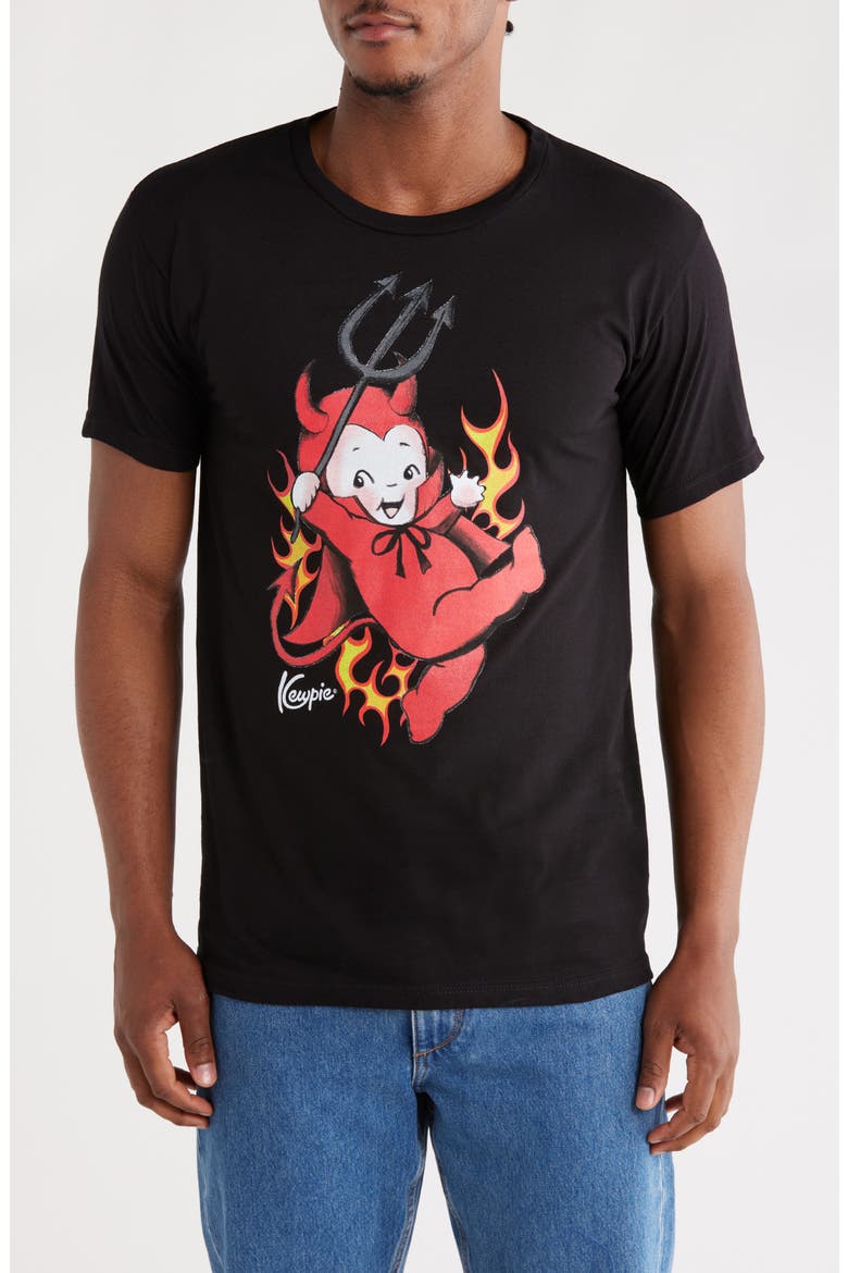 Kewpie Lil Devil Graphic T-Shirt, Main, color, BLACK