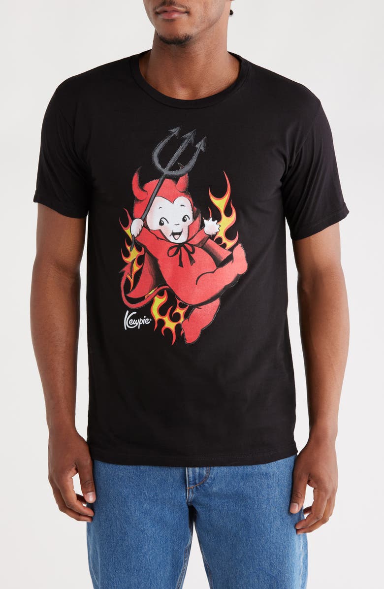 The Forecast Agency Kewpie Lil Devil Graphic T-Shirt, Main, color, Black