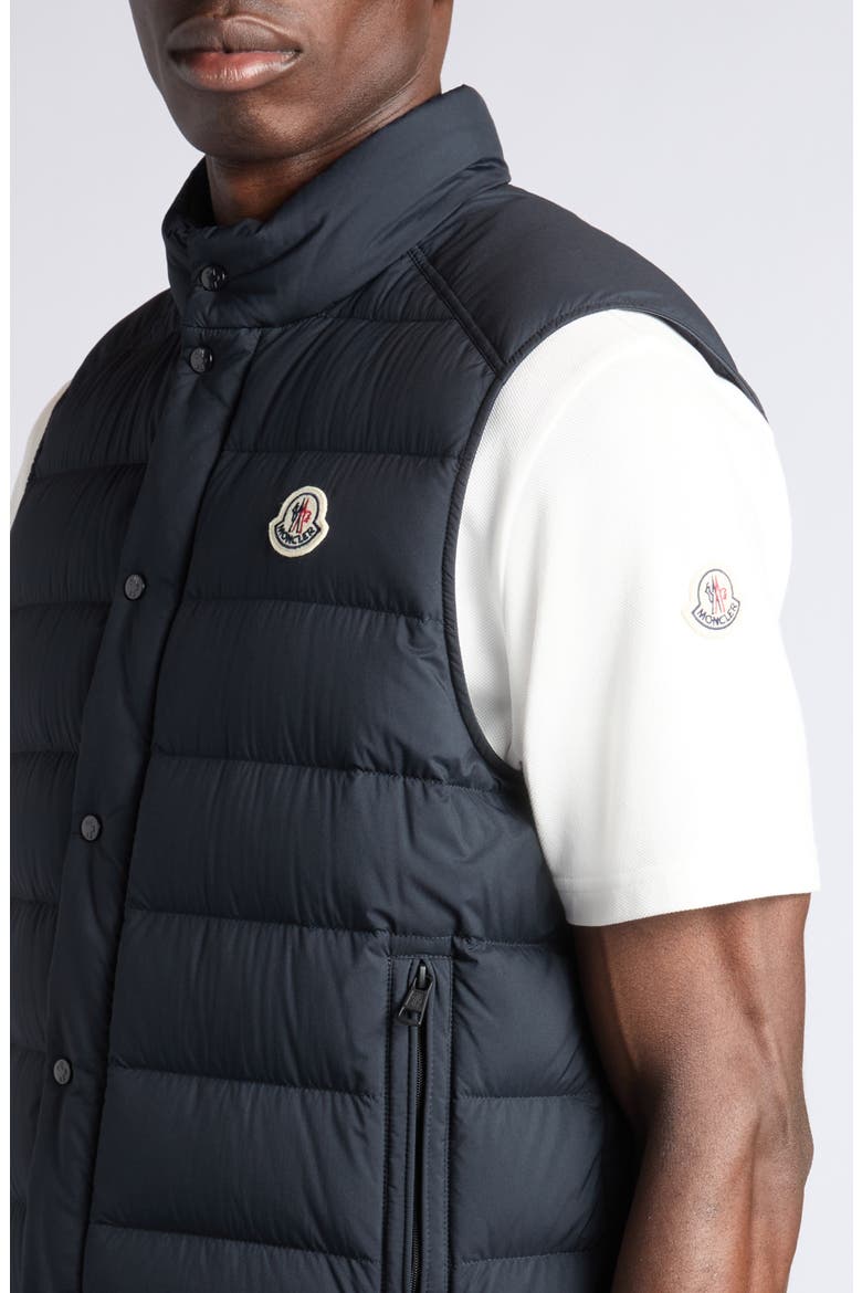 Barthe Down Puffer Vest, Alternate, color, BLACK