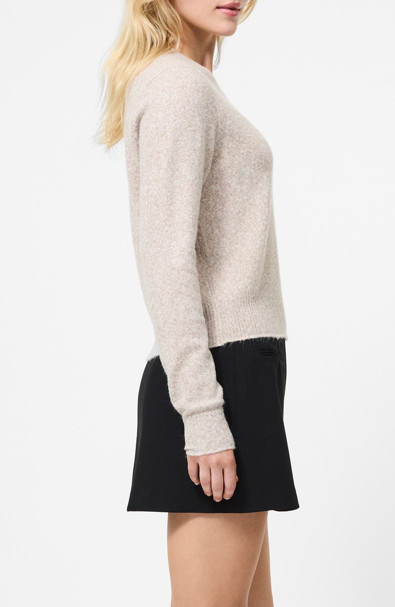 French Connection Ellie Crewneck Sweater, Alternate, color, 20-Taupe Mel