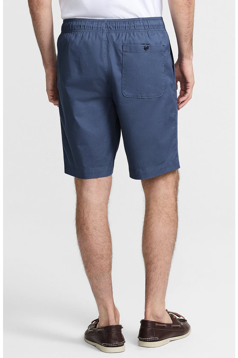9" Lightweight Twill Pull On Deck Short, Alternate, color, Nightfall Blue