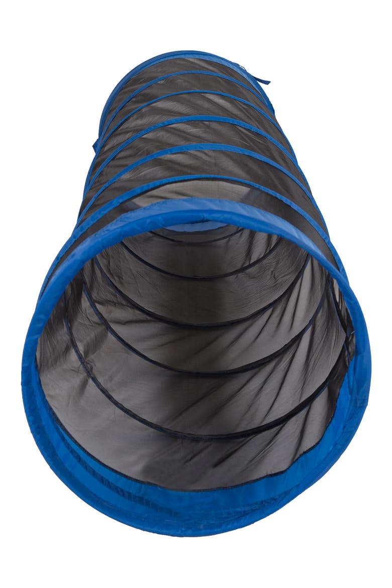 6-Foot Play Tunnel, Alternate, color, BLUE BLACK
