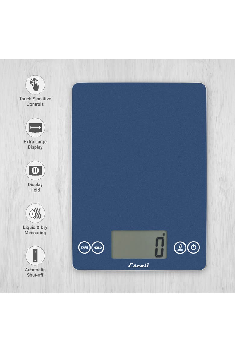 Arti Glass Digital Scale, Alternate, color, Blue Mirage