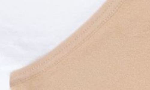 Shop Maidenform Kids' Assorted 2-pack Bralettes In Beige/white