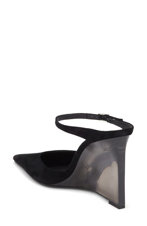 Jeffrey Campbell Maribelle Wedge Mule In Animal Print