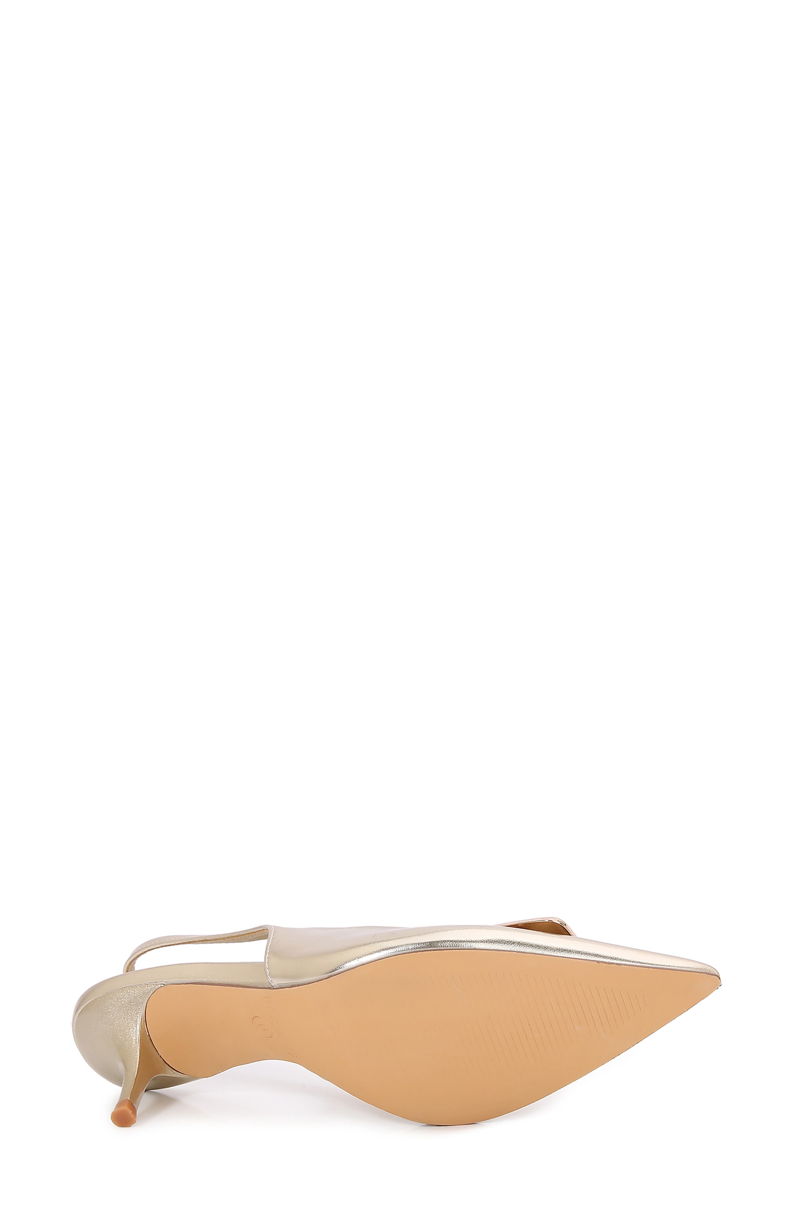 BERNESS Jennifer Slingback Pump, Alternate, color, Gold