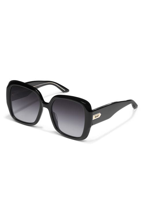 Quay Full Glam 56mm Gradient Square Sunglasses