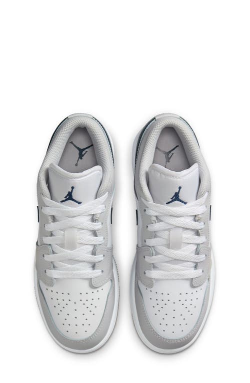 Jordan Boys   Aj 1 Low In White