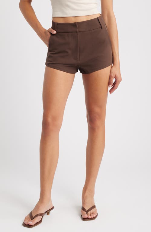ARTLESS FOREVER Ellis Mini Shorts in Chocolate Brown  product