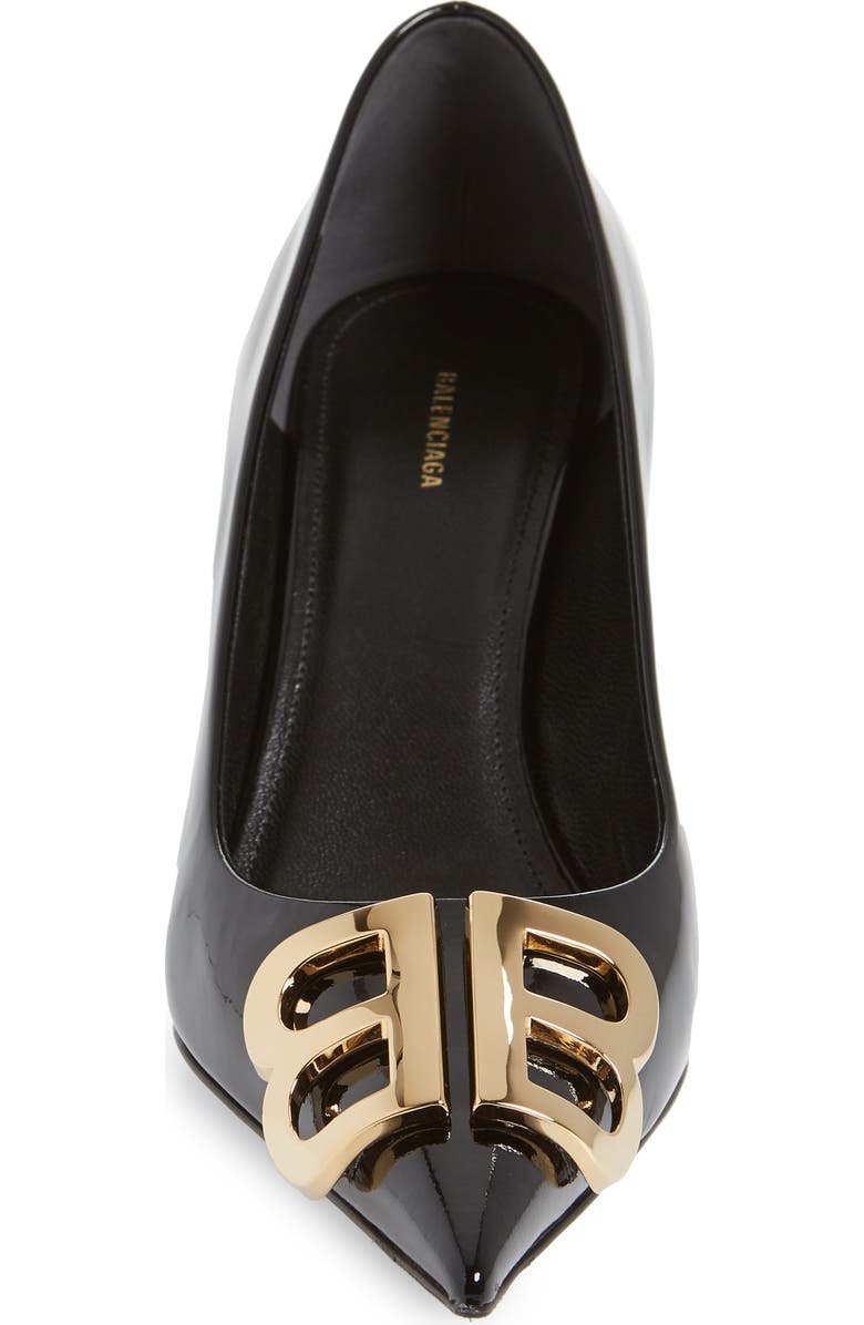 Balenciaga BB Pointy Toe Pump, Alternate, color,