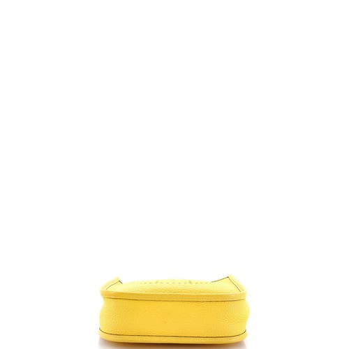 Pre-owned Hermes Hermes Evelyne Bag Gen Iii Clemence Tpm In Yellow