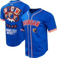 PRO STANDARD Men's Pro Standard Royal Morgan State Bears Homecoming Mesh Button-Down Shirt