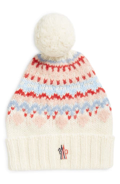 Après Ski Beanie with Faux Fur Pompom