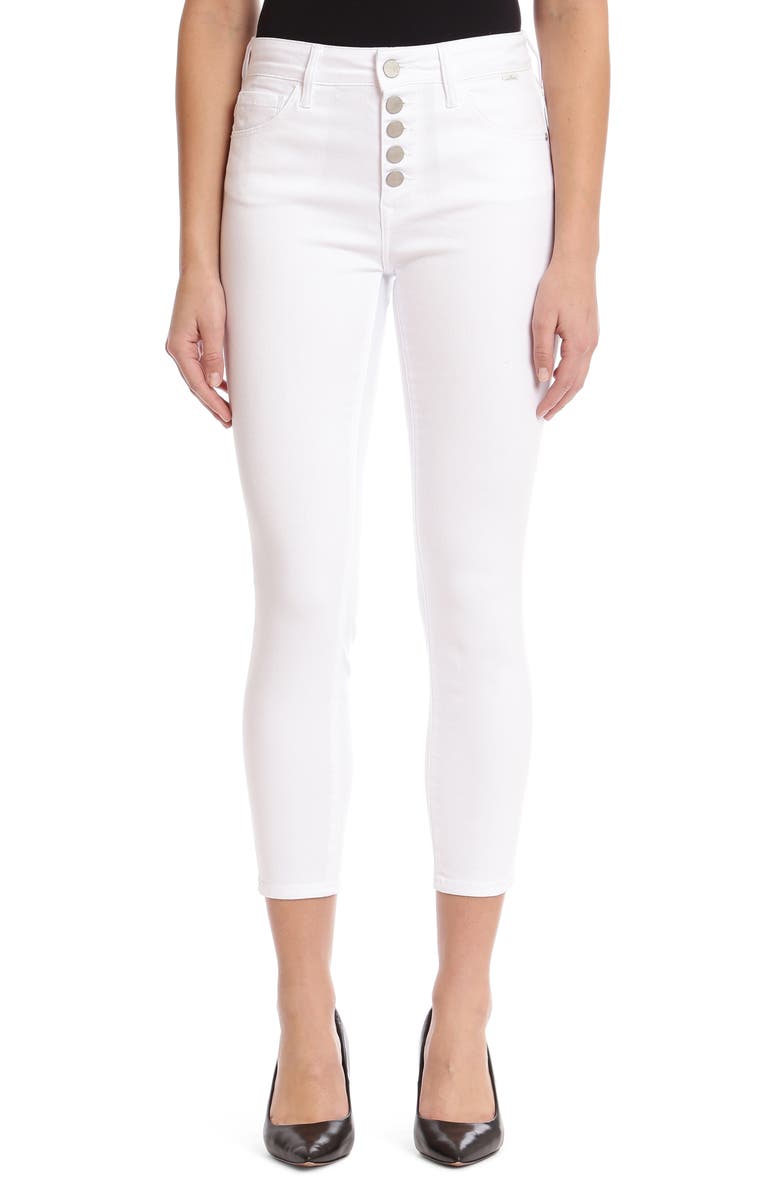 Mavi Jeans Tess High Waist Crop Super Skinny Jeans, Main, color, 