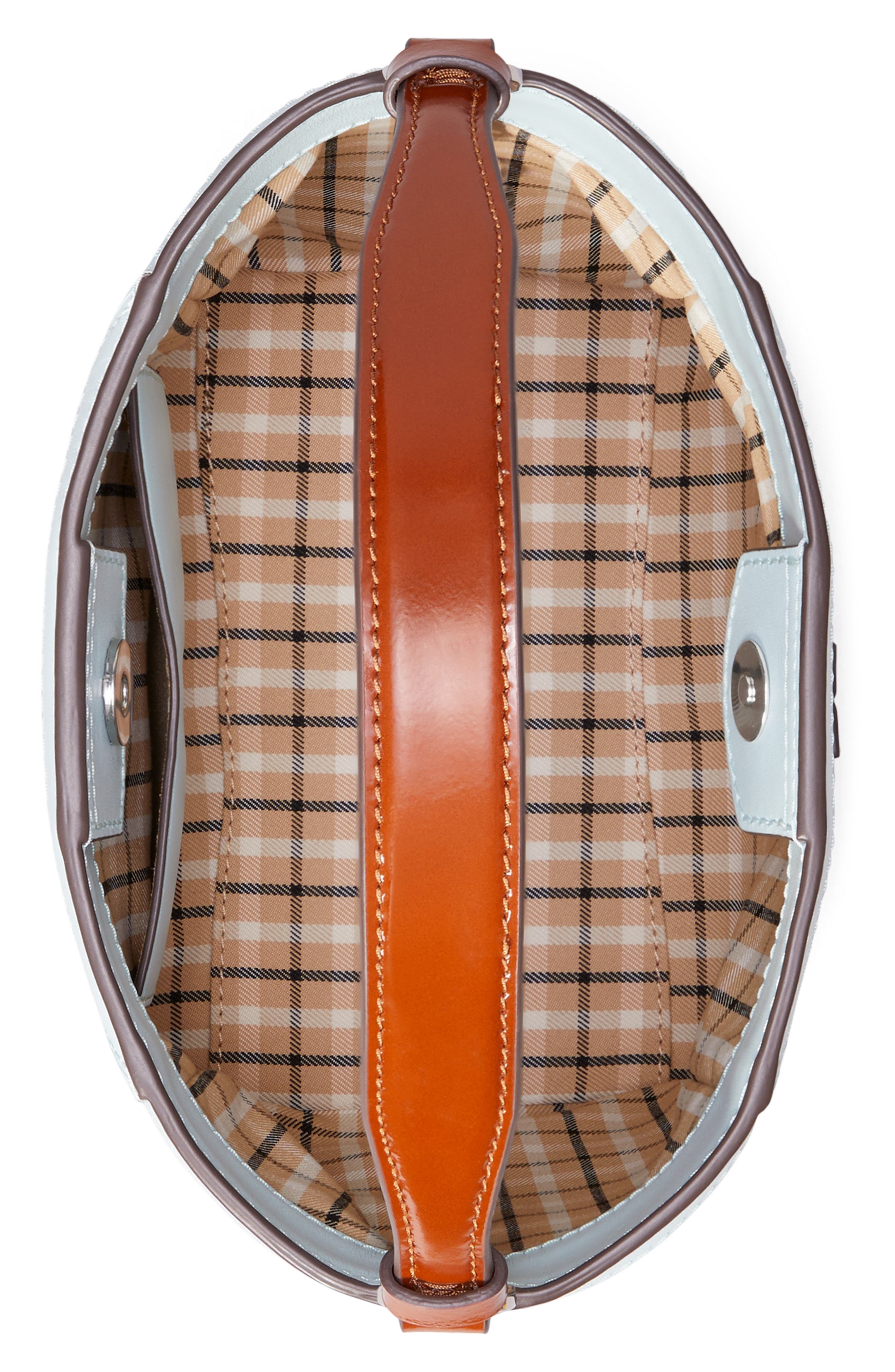 Tory Burch Small McGraw Canvas Bucket Bag, Alternate, color, 