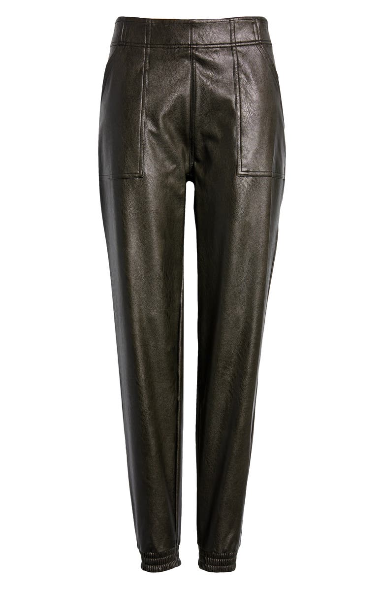 SPANX<sup>®</sup> Faux Leather Jogger Pants, Alternate, color,