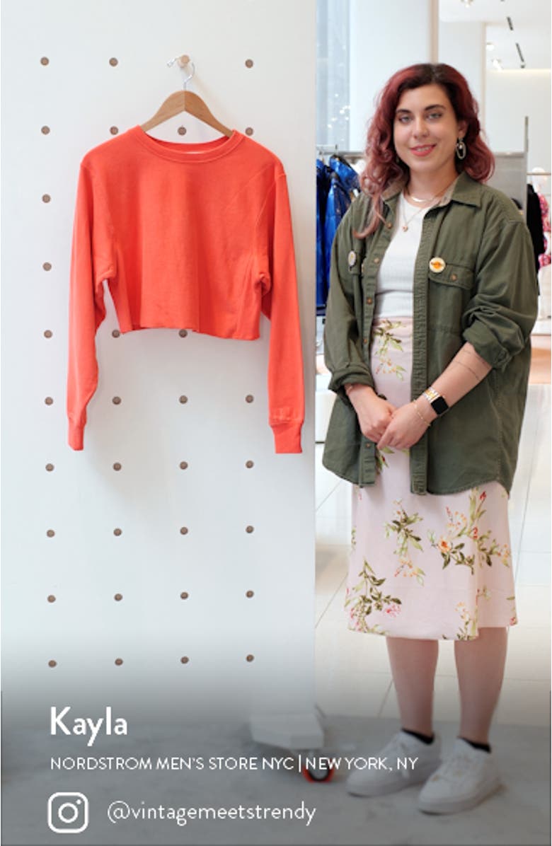 Navarre Crop Sweatshirt, sales video thumbnail
