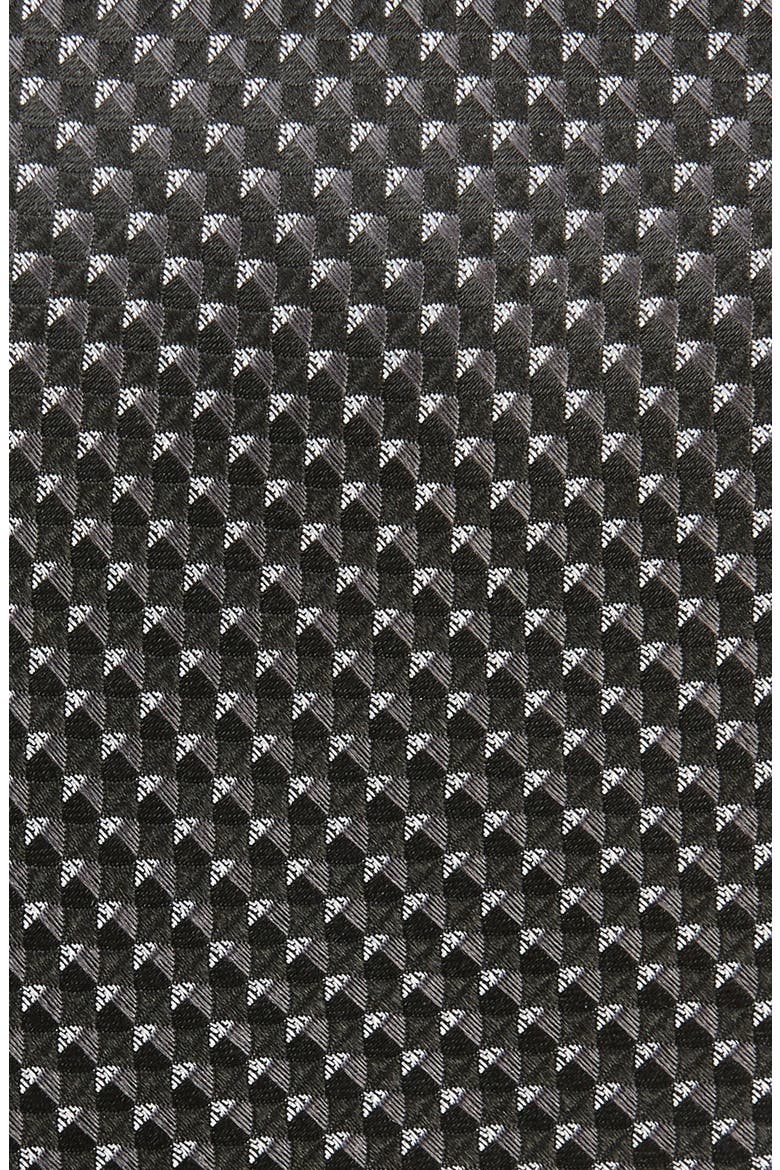 Nordstrom Aberlin Micro Neat Silk Tie, Alternate, color, BLACK