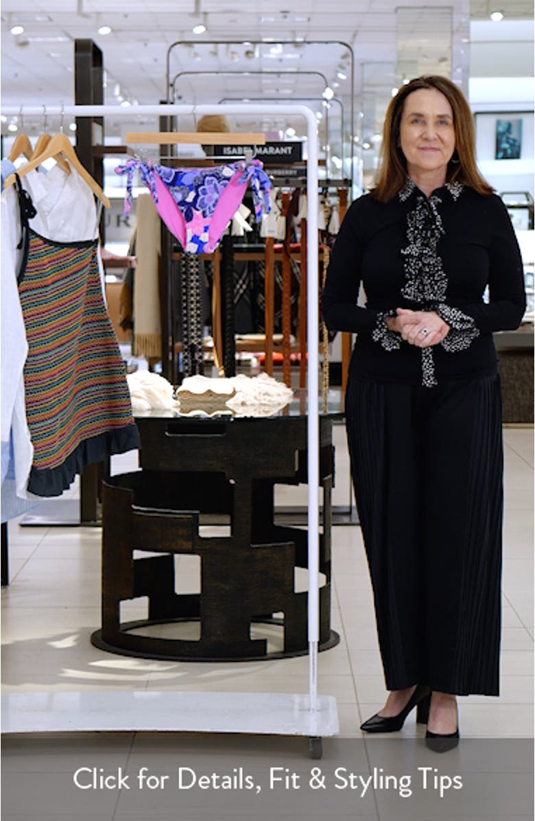 Lanai Tie Side Rib Bikini Bottoms, sales video thumbnail