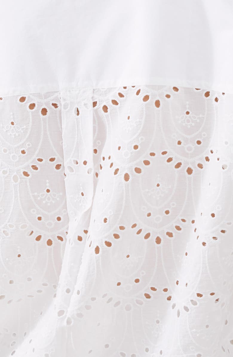French Connection Cele Eyelet Back Shirt, Alternate, color,