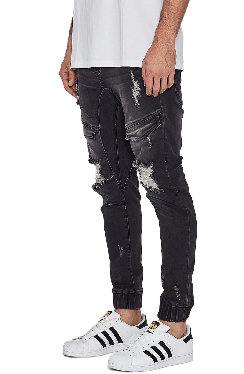 NXP Flight Skinny Denim Jogger Pants, Alternate, color, 