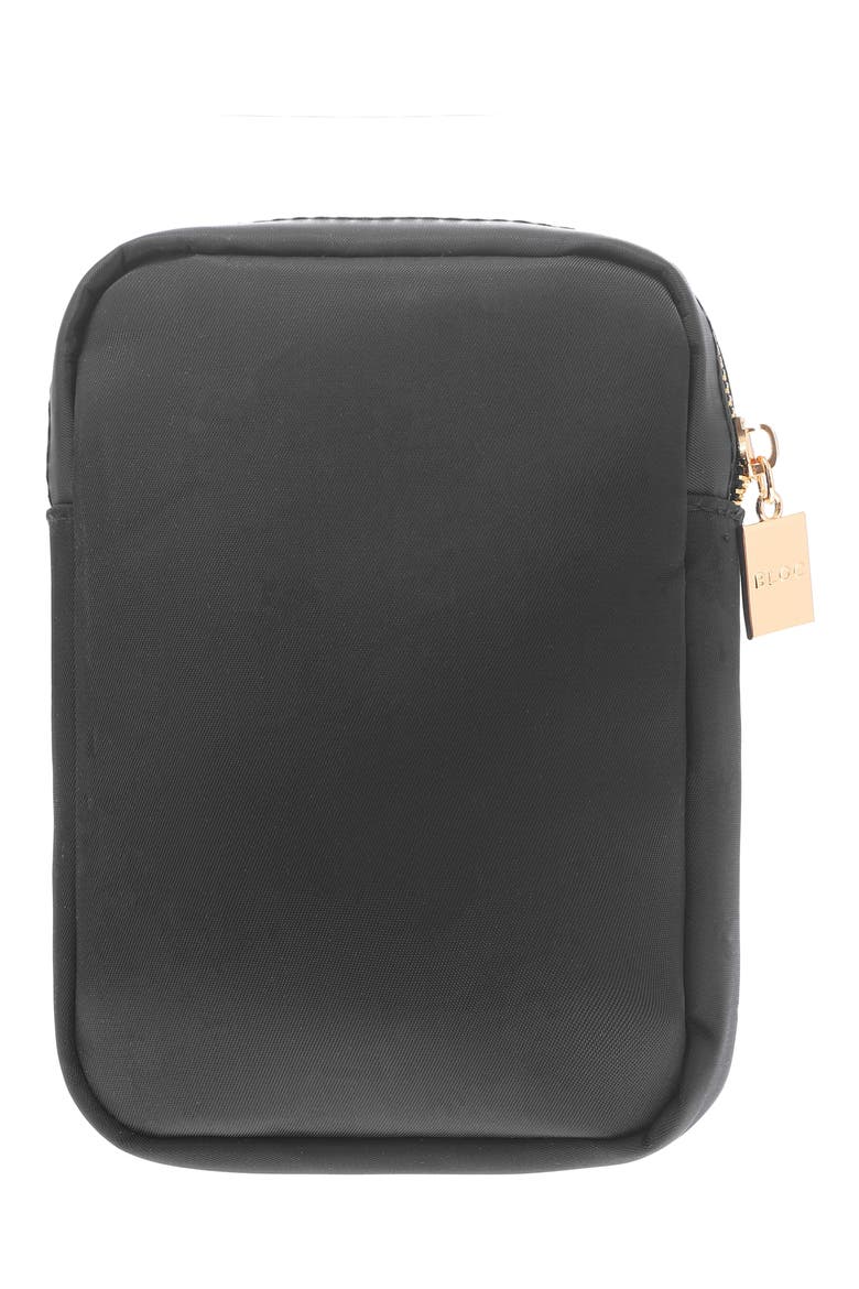Mini Lipstick Cosmetics Bag, Alternate, color, BLACK