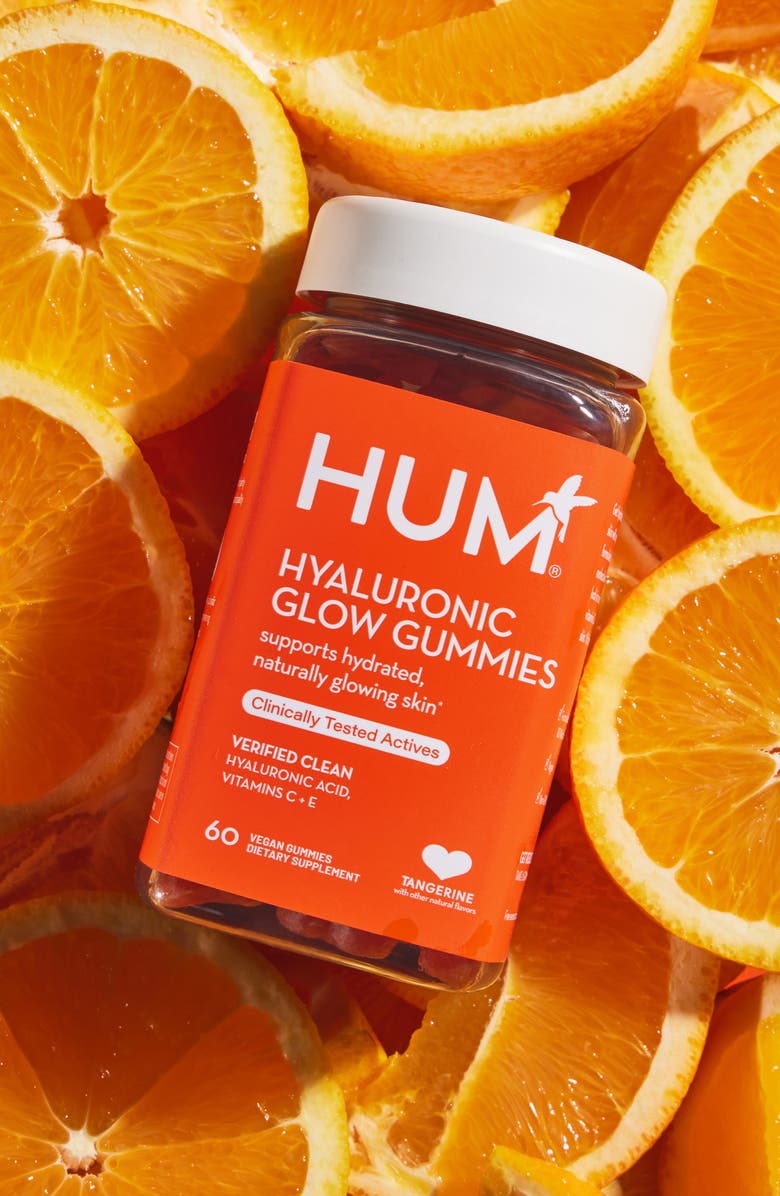 Hum Nutrition Glow Sweet Glow Gummies Skin Hydration Dietary Supplement, Alternate, color, 